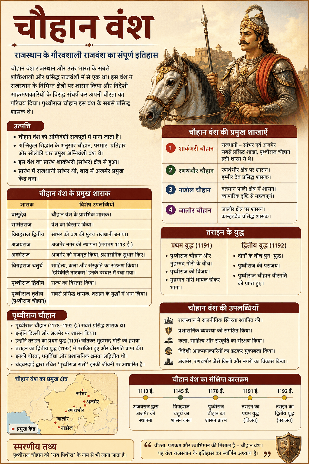 चौहान वंश का इतिहास