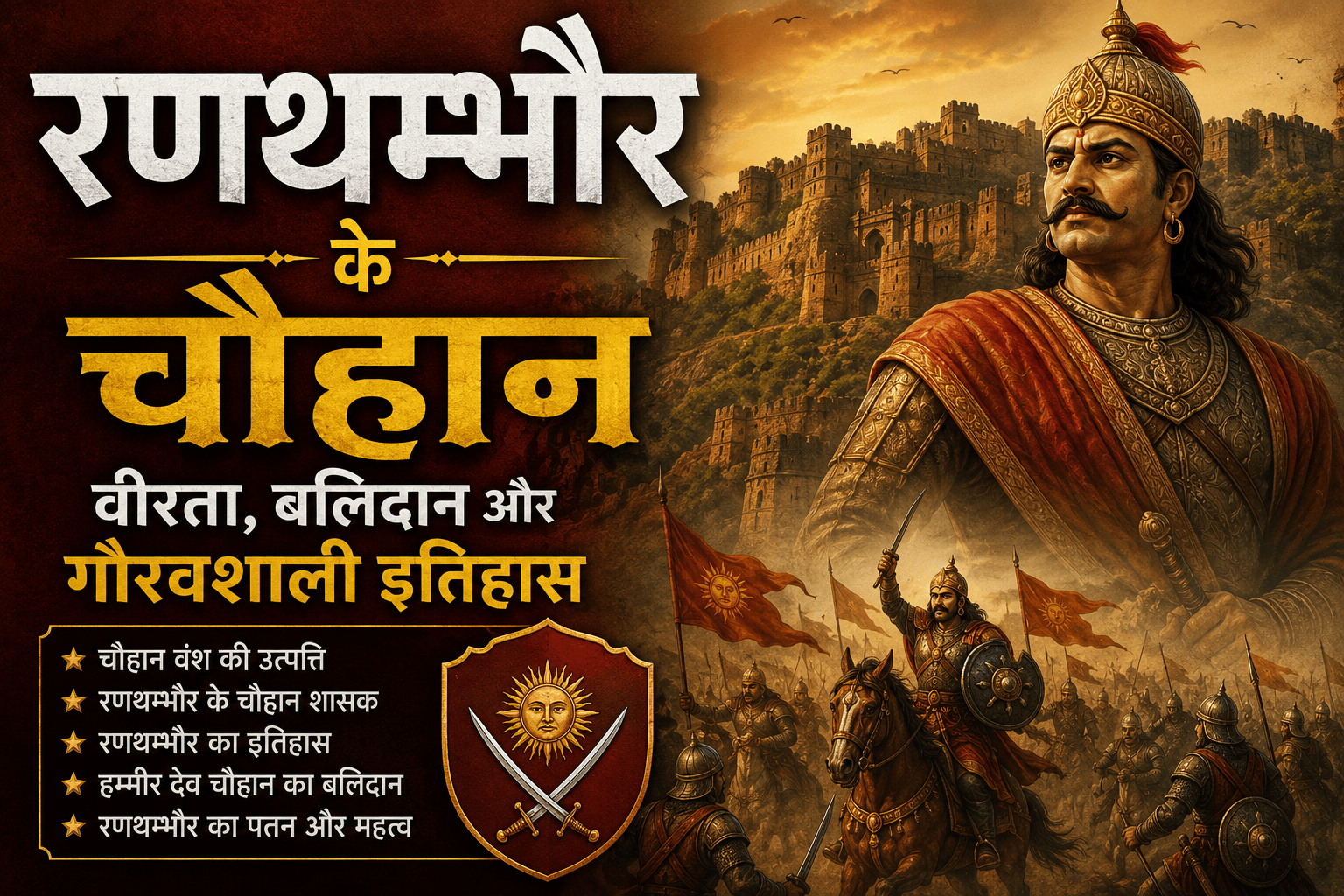 रणथम्भौर के चौहान वंश का संपूर्ण इतिहास